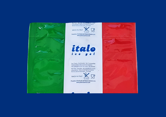 Ghiaccio in foglietti da idratare.