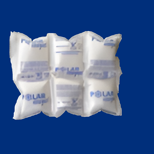 Panetto di ghiaccio gel da 6 cellette da 220 grammi in confezioni da 24 pezzi.