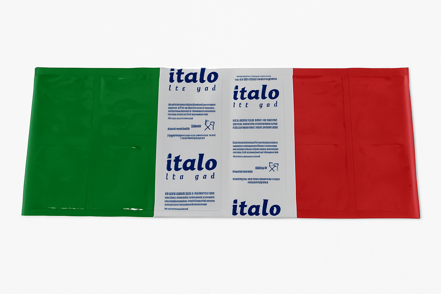 Ghiaccio in foglietti da idratare.
