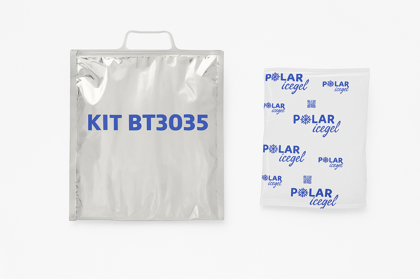 KIT BT3035 – Thermal bag with handle 30X35 and ice.